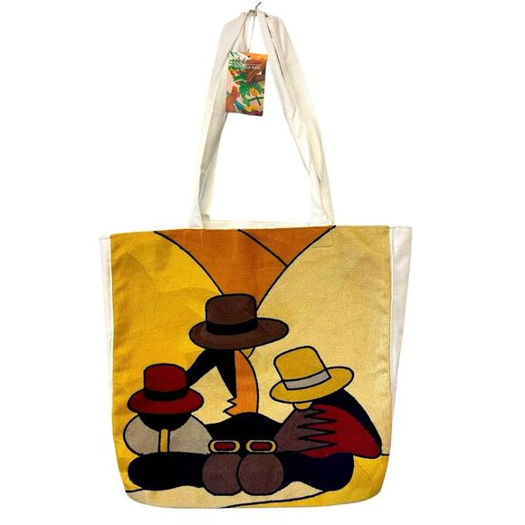 Authentic Ecuadorian Hand Woven Tote - Picture 2 of 10